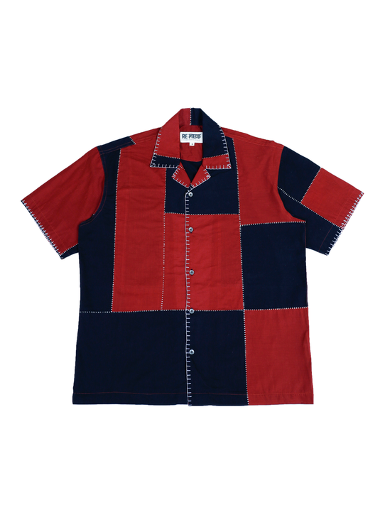 COLOURBLOCK PATCHWORK SHIRT