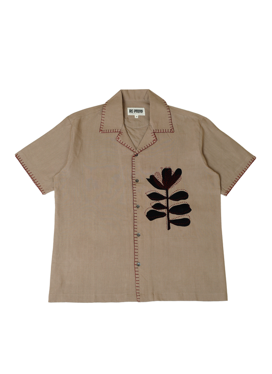 KANTHA BOTANICAL SHIRT